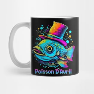 Psychedelic April Fish Mug